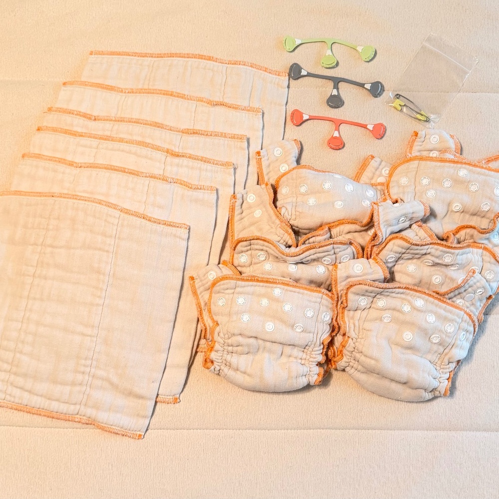 Newborn Organic Cloth Diaper Bundle - Green Mountain Diapers & more!